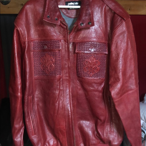 Pelle Pelle Other - Red leather beautiful pelle pelle
